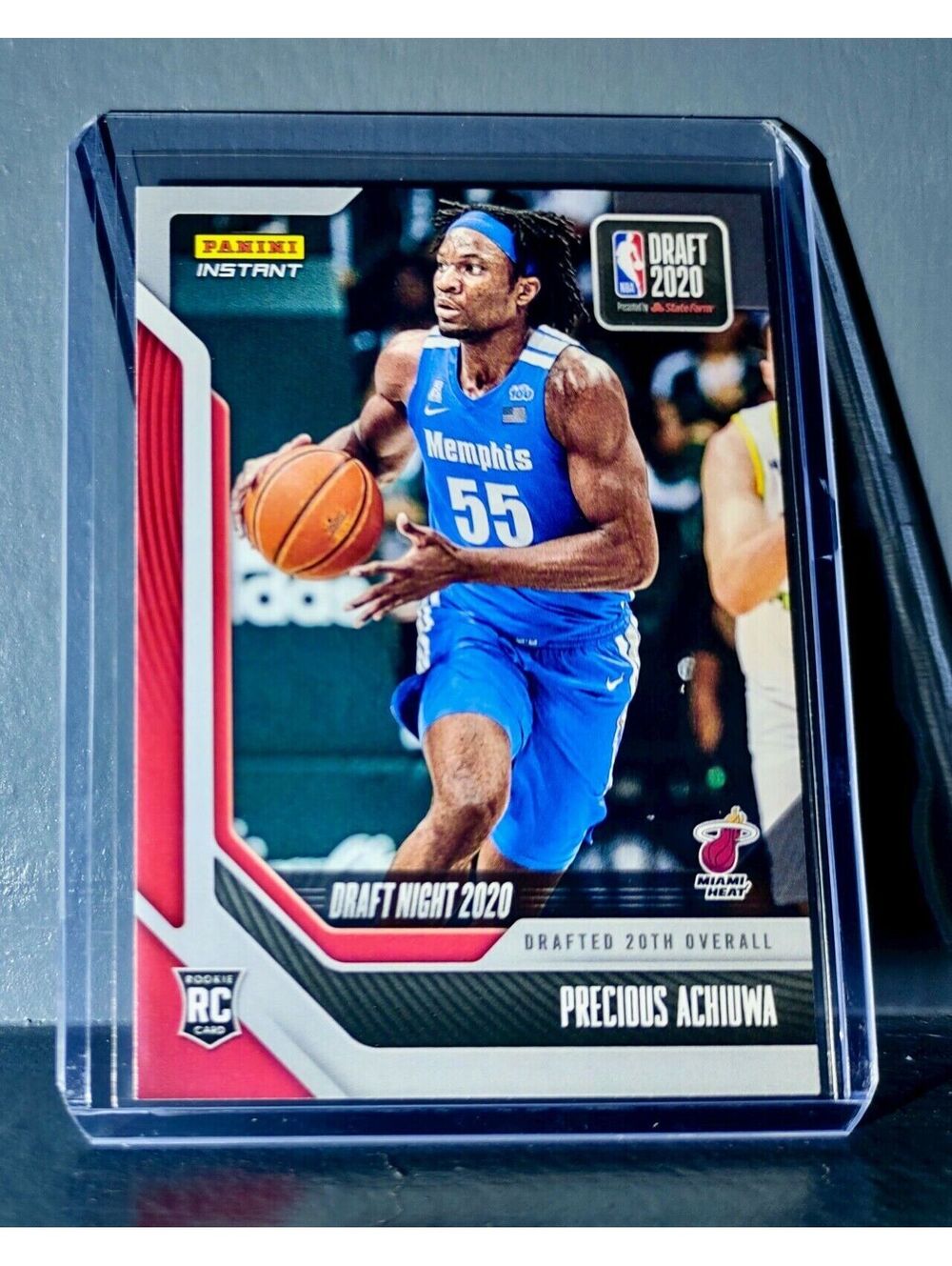 Precious Achiuwa 2020-21 Panini Draft Night #26 Basketball Rookie Card 1 of 312